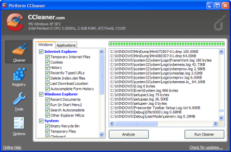 CCleaner - бесплатная программа для оптимизации работы компьютера