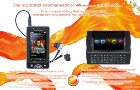    Walkman - Sony Ericsson WX1  WS1 (3 )