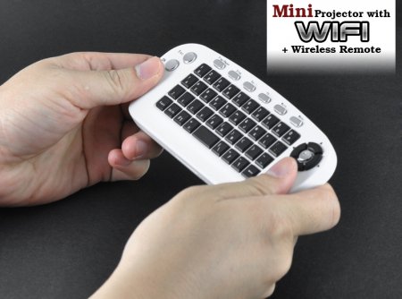 Mini Projector with Wifi and Wireless Remote - -  WiFi (11 )
