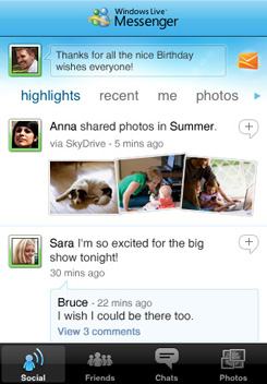 Microsoft  - Live Messenger  iPhone, iPod touch  iPad (5 )