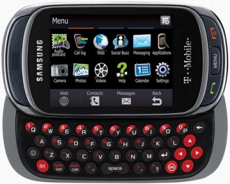 Samsung Gravity T, Gravity 3  Smiley - QWERTY    SMS