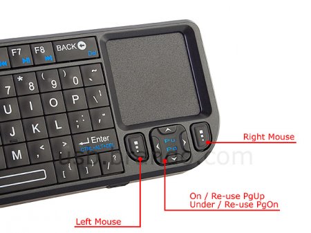 Rii Mini Wireless Keyboard -     (8 )