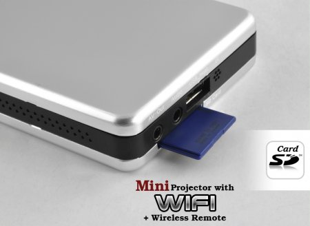 Mini Projector with Wifi and Wireless Remote - мини-проектор с WiFi (11 фото)