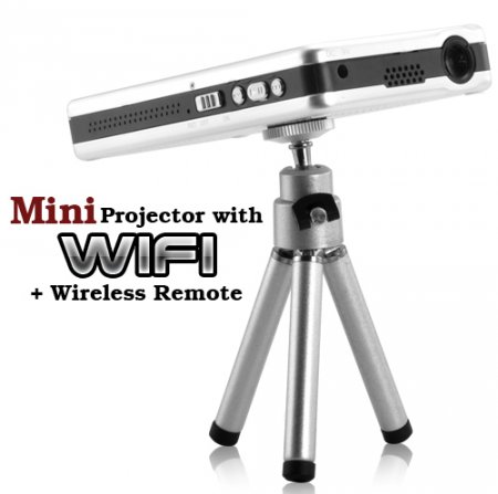 Mini Projector with Wifi and Wireless Remote - мини-проектор с WiFi (11 фото)