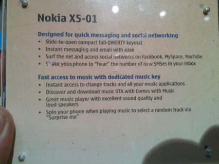 Nokia X5   (16  + 2 )