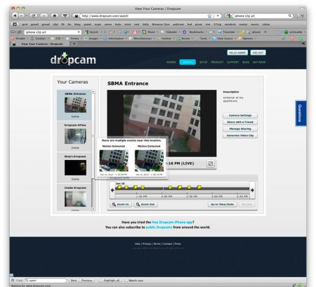 Dropcam Echo - система видеонаблюдения для iPhone (4 фото)