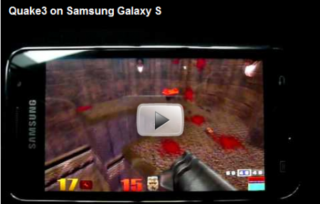 Соревнование между Samsung Galaxy S и Google Nexus One (видео)