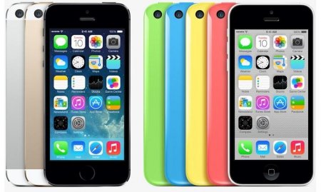 Apple начала продажи смартфонов iPhone 5s и iPhone 5c