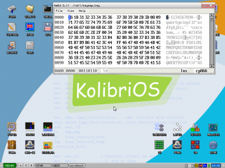 KolibriOS – операционная система на одной дискете