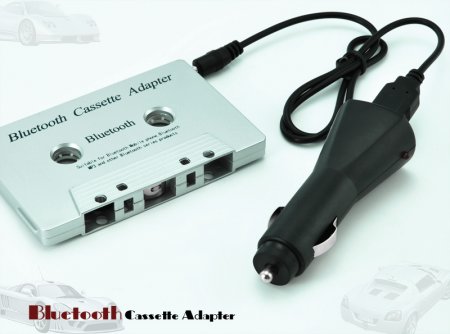 Bluetooth Cassette Adapter - адаптер в виде аудиокассеты (5 фото)