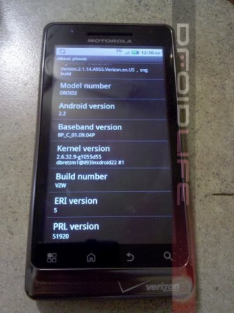 Motorola Droid 2 - новые фото и дата выхода Motorola Droid 2 - новые фото и дата выхода