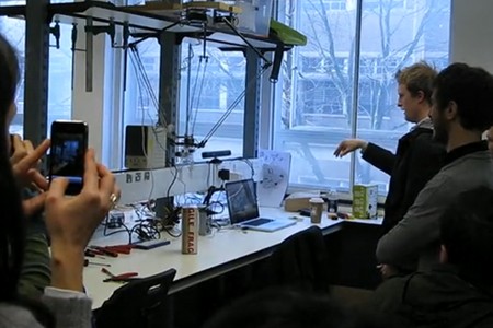 Kinect, Arduino и механическая рука (видео)